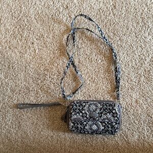 Vera Bradley Black and White Crossbody Bag